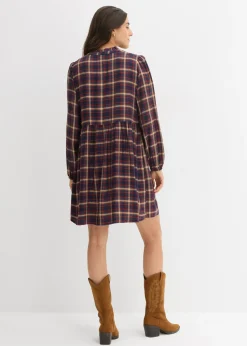 Minivestido de viscosa suave
