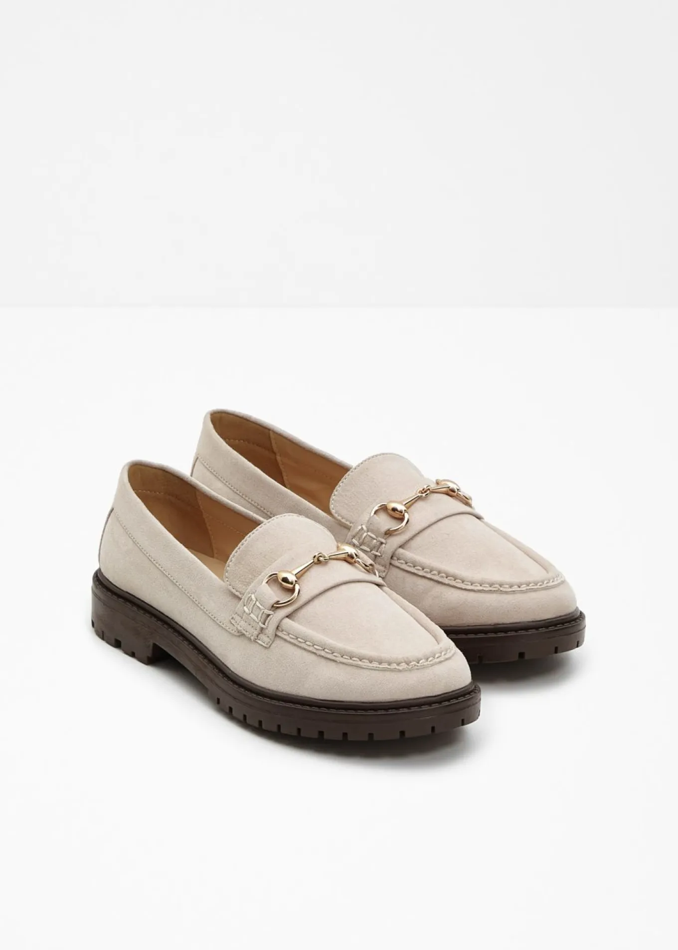 Mocasines chunky con hebilla