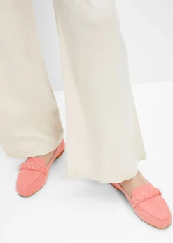 Mocasines con detalles trenzados