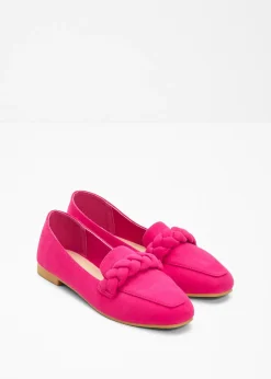 Mocasines con detalles trenzados