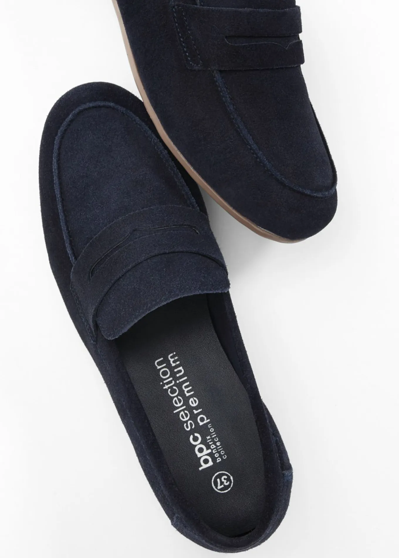 Mocasines de ante