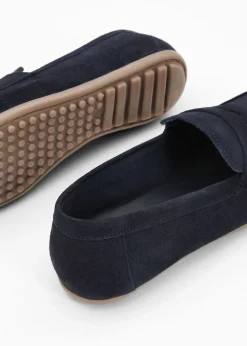 Mocasines de ante