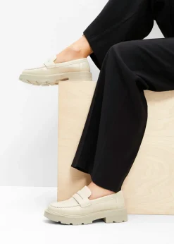 Mocasín chunky con suela ligera