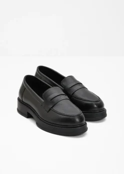Mocasín de piel