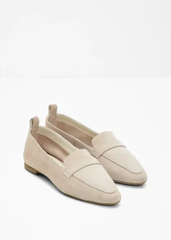 Mocasín de piel