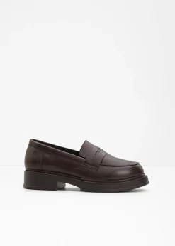 Mocasín de piel
