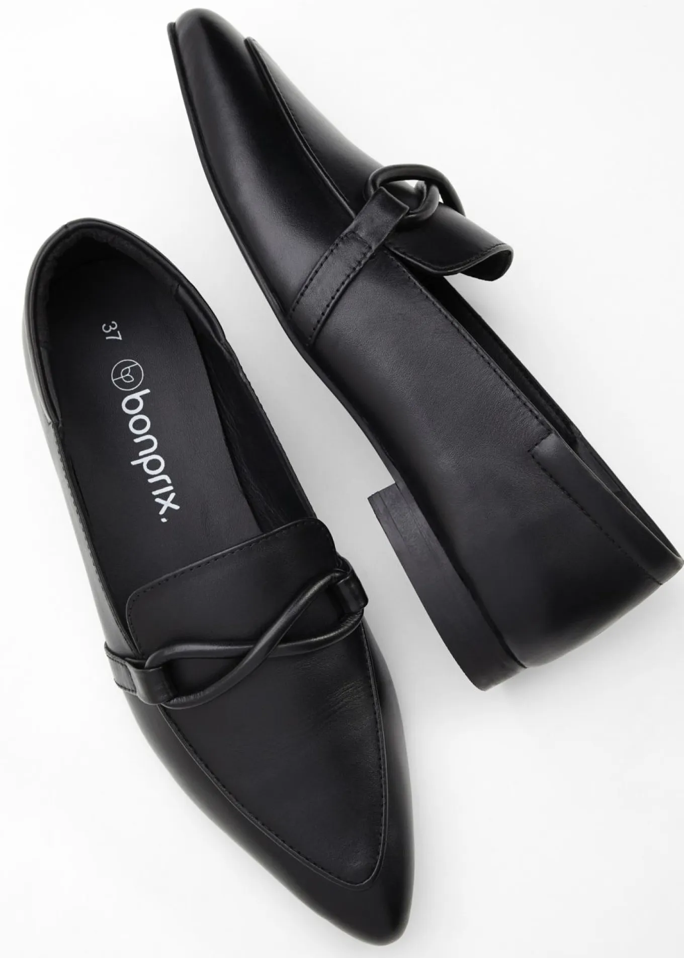 Mocasín de piel