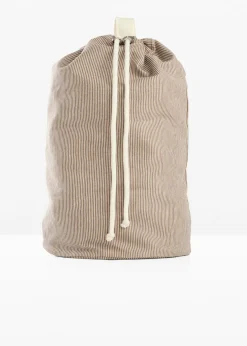 Mochila de lona con rayas