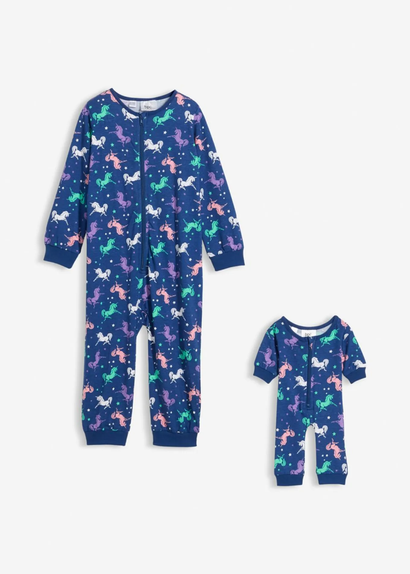 Mono de pijama de niña + mono de muñeca (2 piezas)