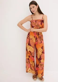 Mono estampado de viscosa fluida