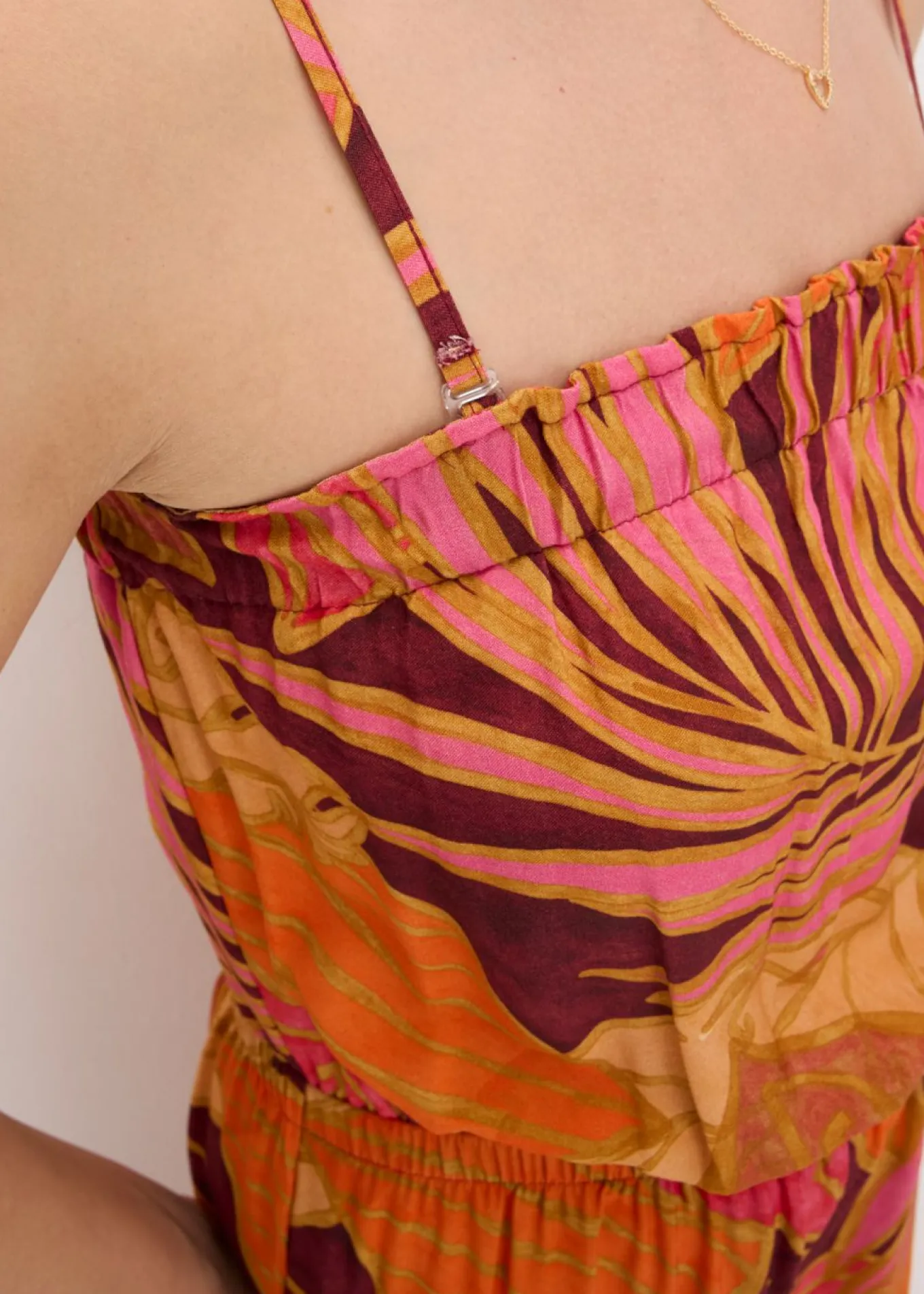 Mono estampado de viscosa fluida