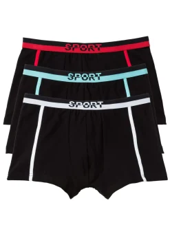 Pack de 3 calzoncillos bóxer ajustados