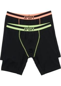 Pack de 2 calzoncillos bóxer ajustados largos