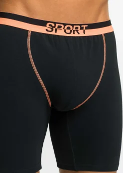 Pack de 2 calzoncillos bóxer ajustados largos