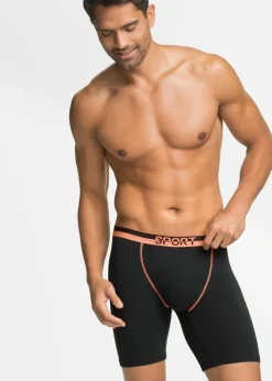 Pack de 2 calzoncillos bóxer ajustados largos