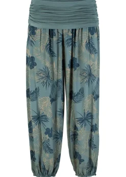 Pantalón 3/4 de mezcla de viscosa fluida