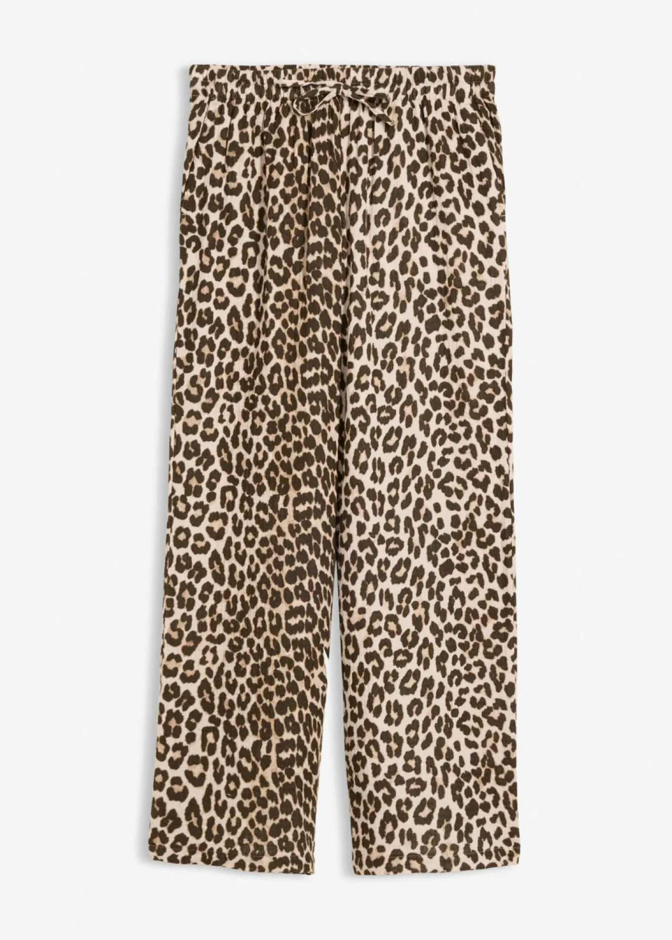 Pantalón 2 en 1 de muselina pura de algodón para durante y después del embarazo