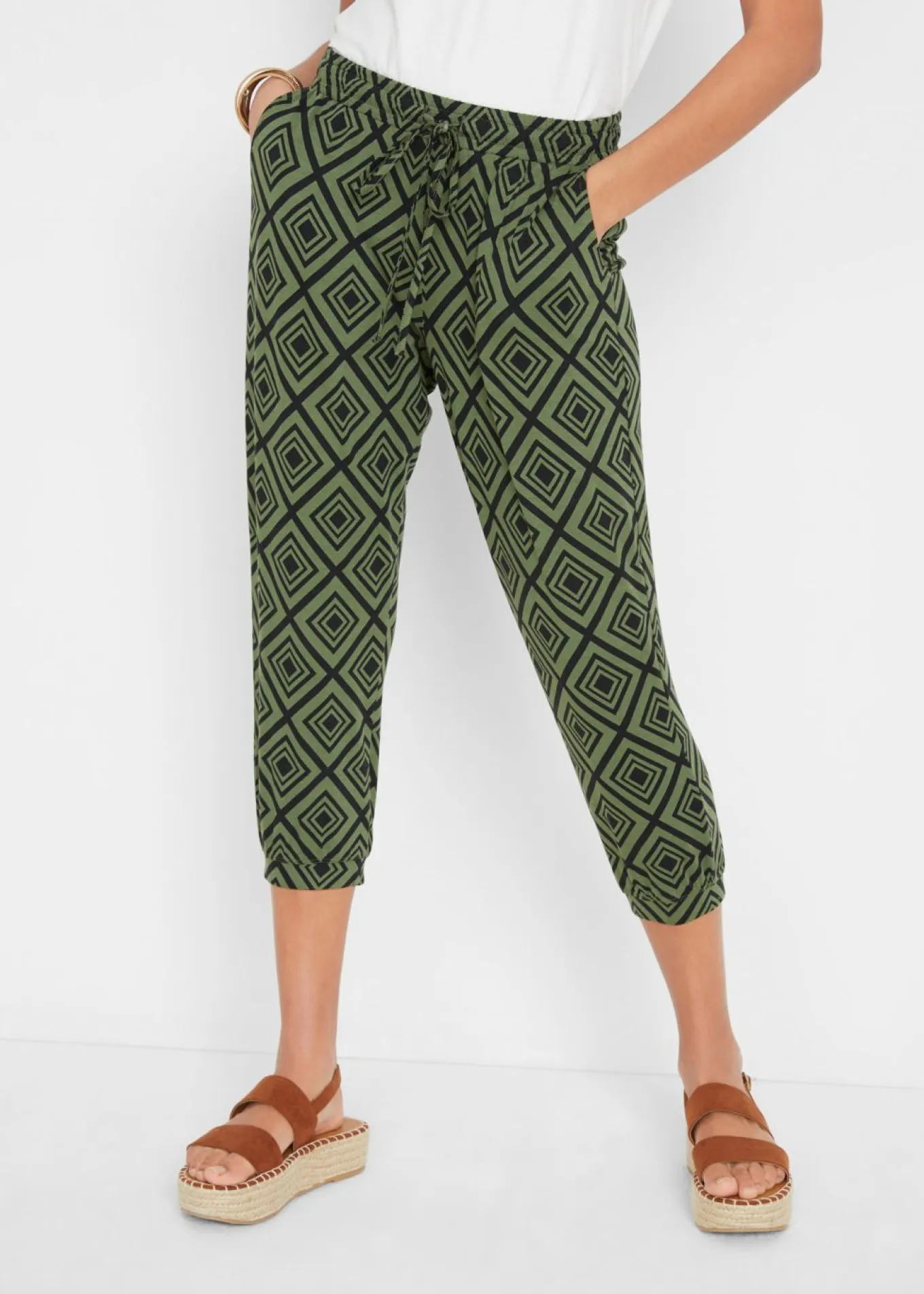 Pantalón 3/4 estampado