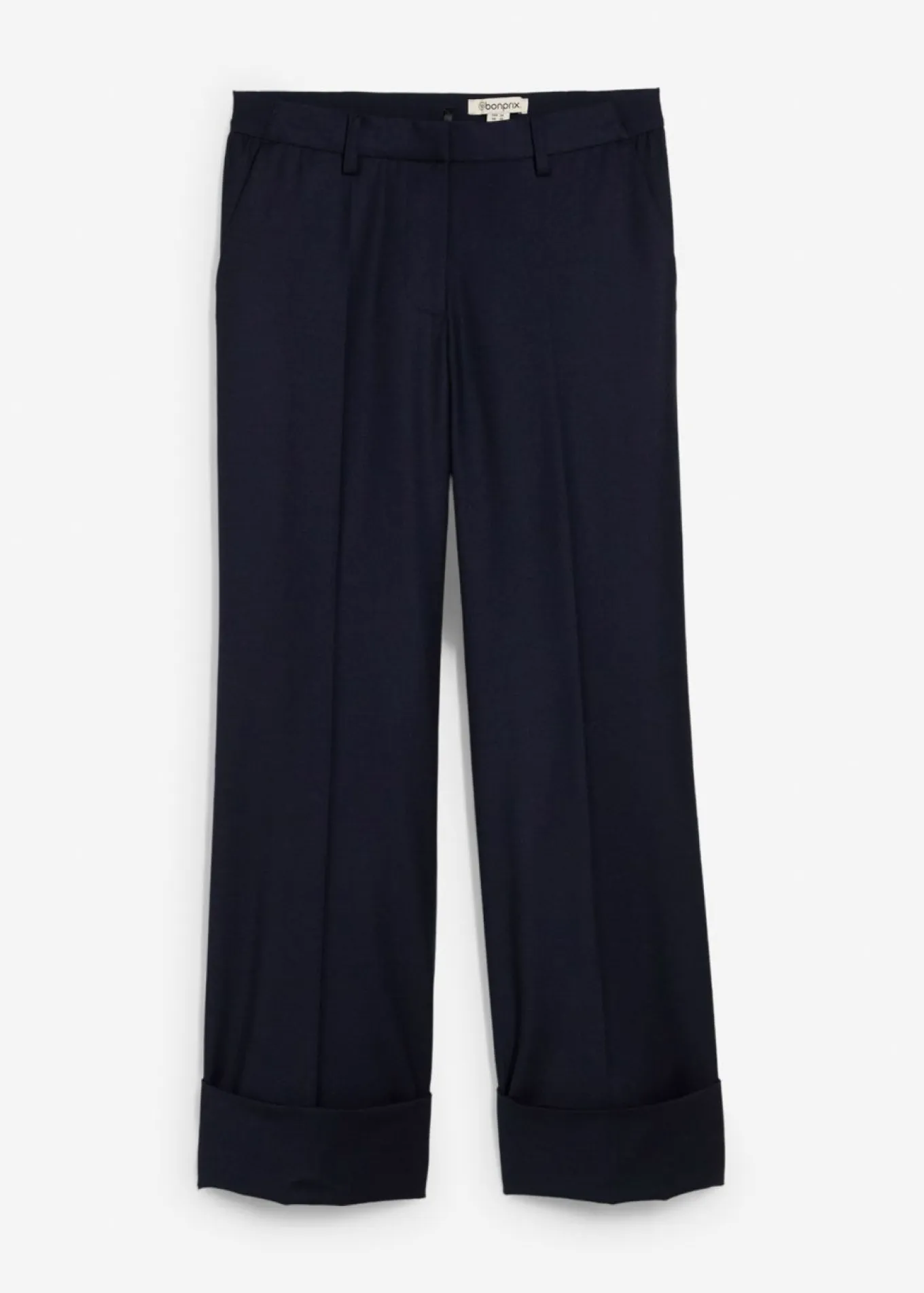 Pantalón acampanado con contenido de lana