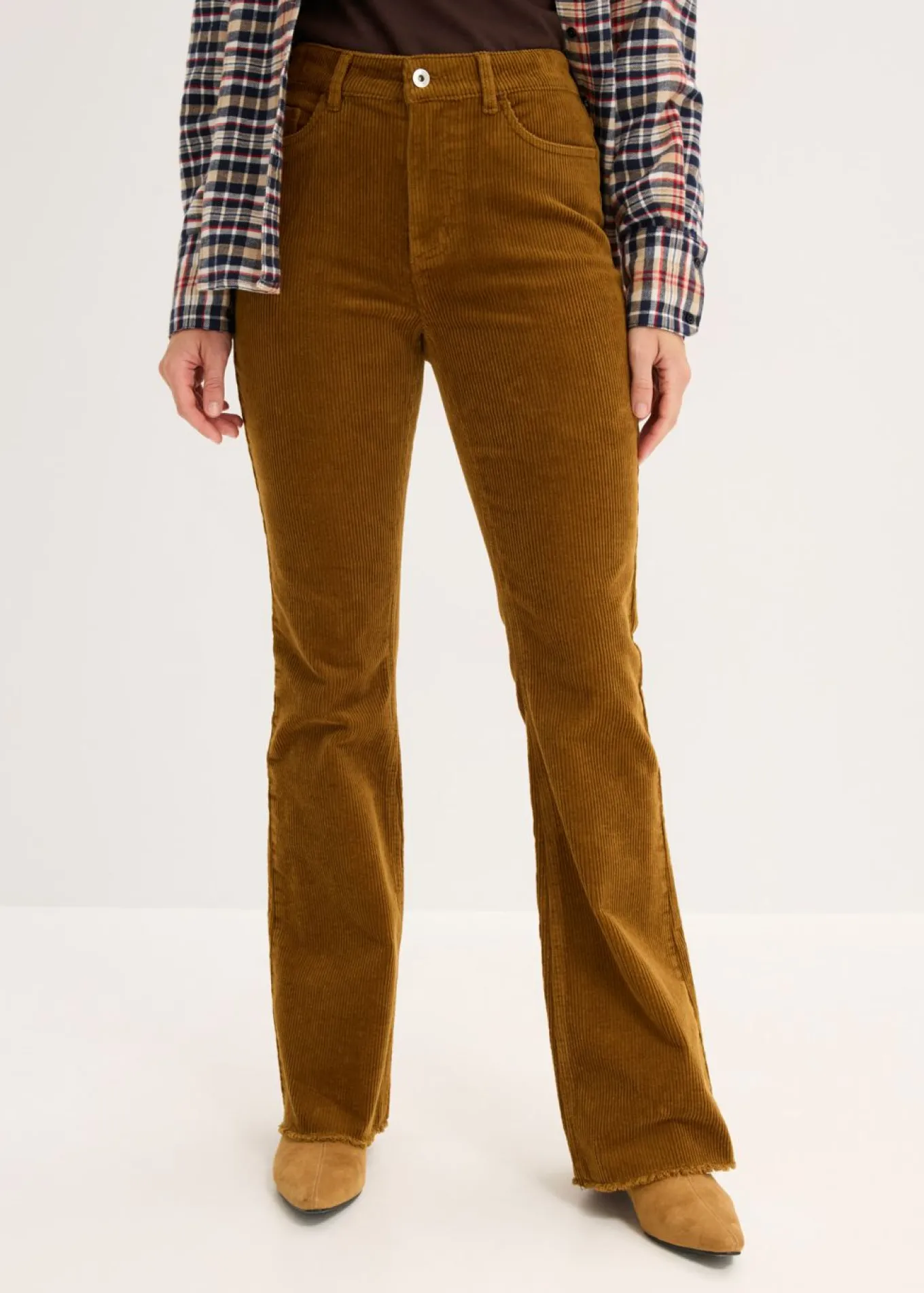 Pantalón acampanado de pana