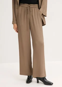 Pantalón ancho con cinturilla cómoda