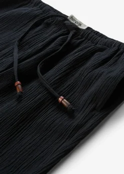 Pantalón ancho con efecto estructurado