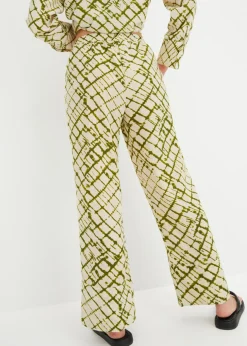 Pantalón ancho con estampado