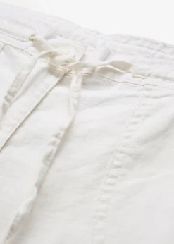 Pantalón ancho con lino