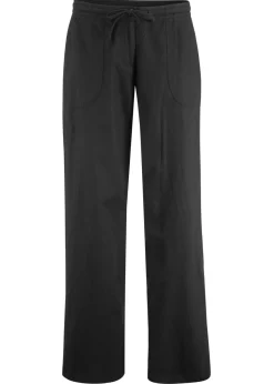 Pantalón ancho con lino