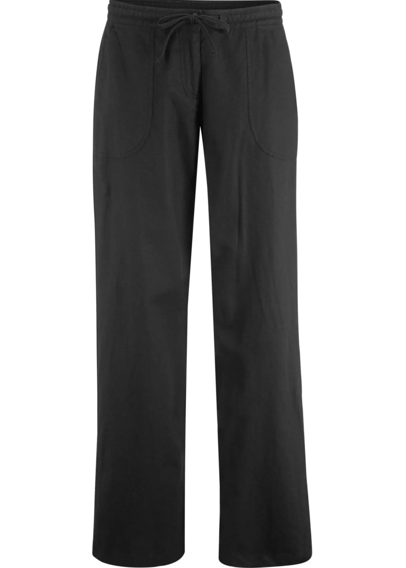 Pantalón ancho con lino
