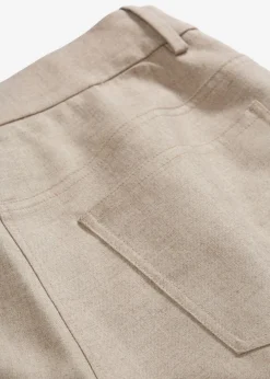 Pantalón ancho de 5 bolsillos con lana