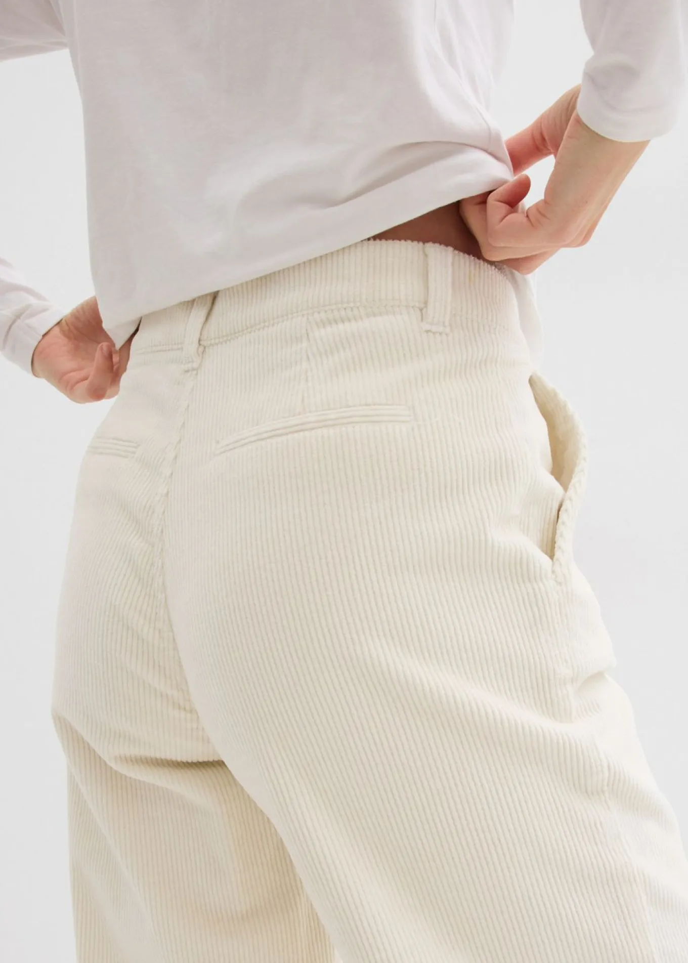 Pantalón ancho de pana