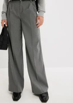 Pantalón ancho de pliegues