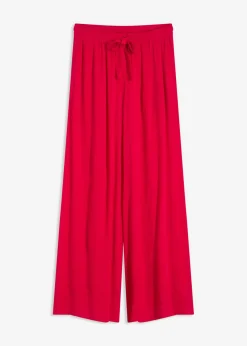 Pantalón ancho de viscosa fina