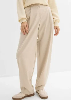 Pantalón barrel con cintura alta
