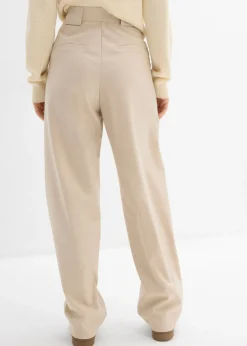 Pantalón barrel con cintura alta