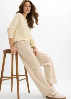 Pantalón barrel con cintura alta