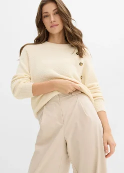 Pantalón barrel con cintura alta
