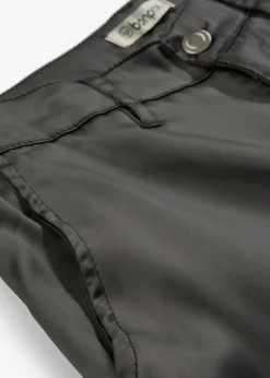 Pantalón barrel con satén fluido