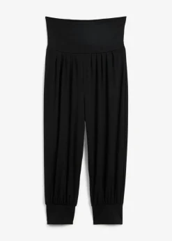 Pantalón bombacho con largo capri