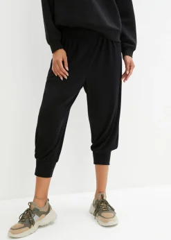 Pantalón bombacho con largo capri
