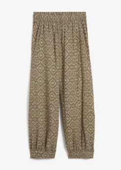 Pantalón bombacho de algodón puro
