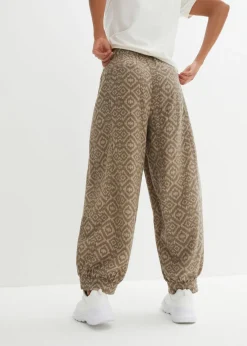 Pantalón bombacho de algodón puro