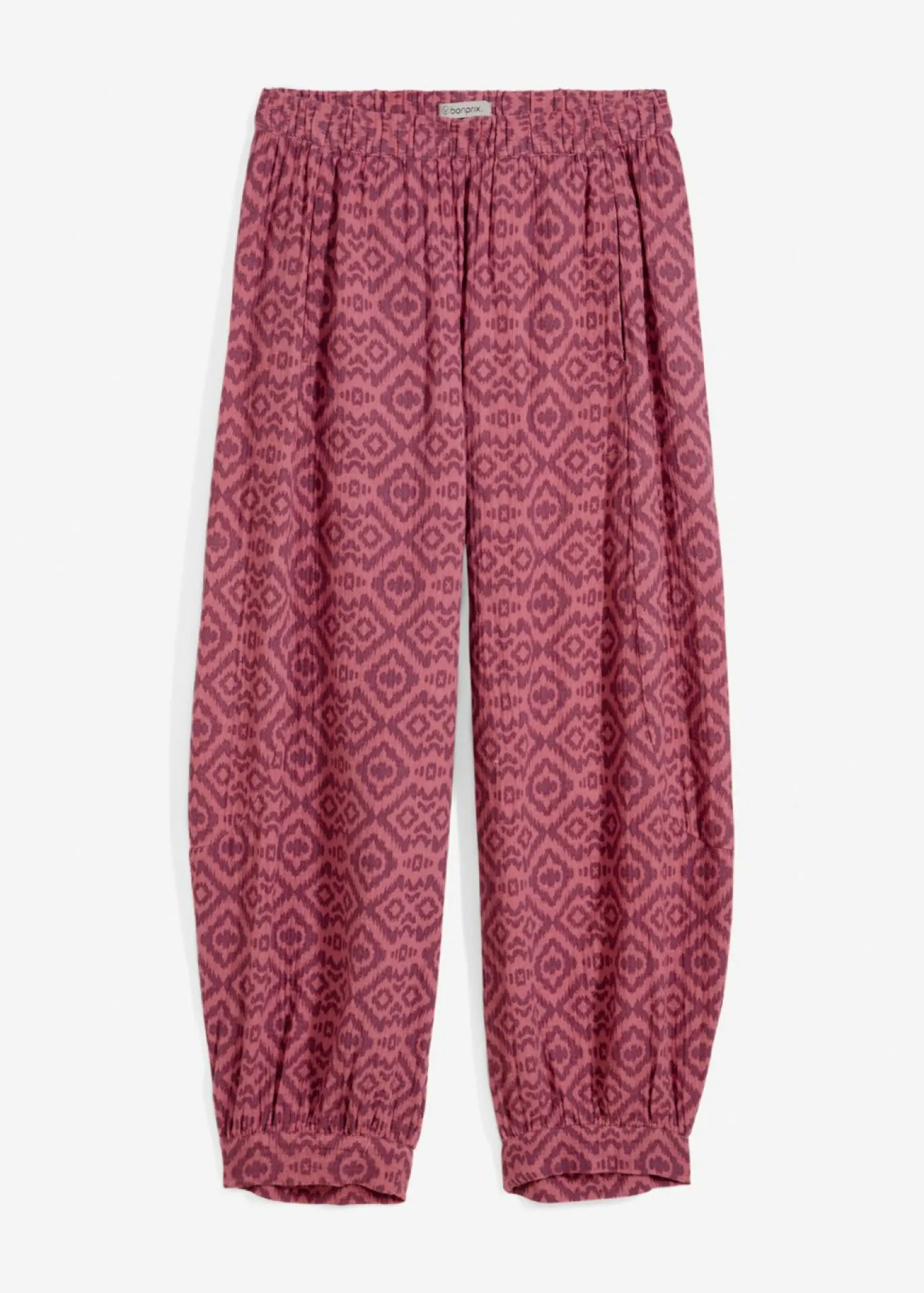 Pantalón bombacho de algodón puro