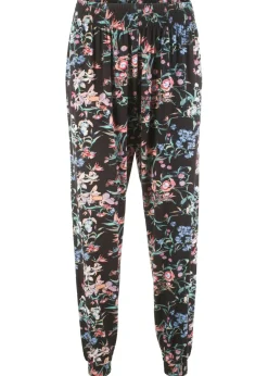 Pantalón bombacho de mezcla de viscosa