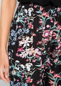 Pantalón bombacho de mezcla de viscosa