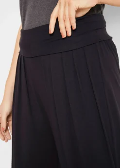 Pantalón bombacho de suave mezcla de viscosa