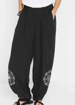 Pantalón bombacho de viscosa