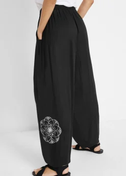 Pantalón bombacho de viscosa