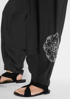 Pantalón bombacho de viscosa